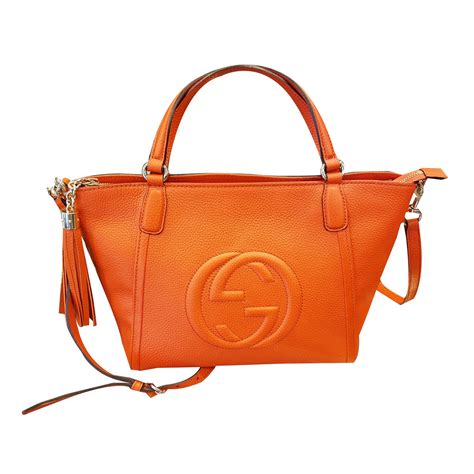 gucci orange lether bag|gucci handbags for sale.